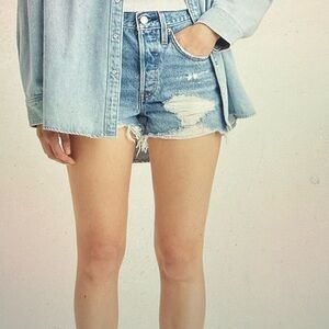 Levi’s high rise shorts